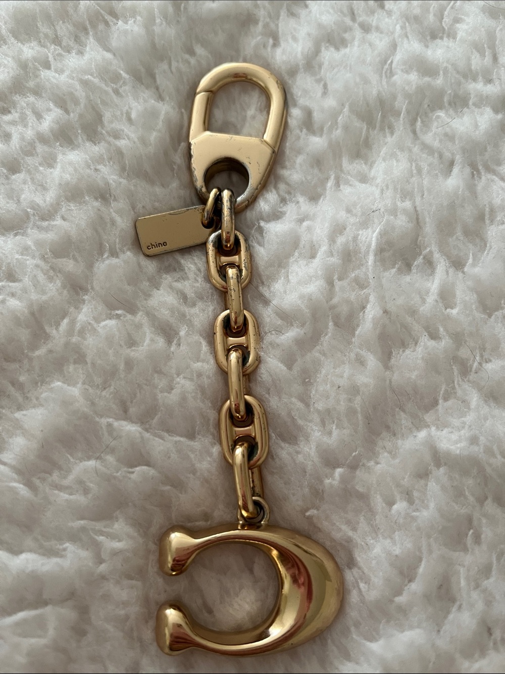 Coach Gold Purse or Key Chain - Picture 2 of 4